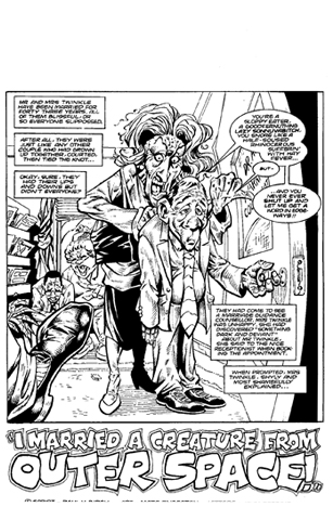 I Married A Creature From Outer Space Comic Book Interior Page